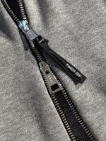 ノルディック柄ダブルジップフーディ