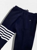 カシミア混ウールニットパンツ