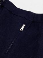 カシミア混ウールニットパンツ