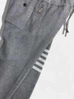 カシミア混ウールニットパンツ