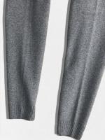 カシミア混ウールニットパンツ