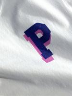 PロゴクルーネックTシャツ