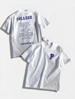 PロゴクルーネックTシャツ
