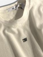 パイル地クルーネックTシャツ