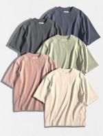 オーバーフィットクルーネックTシャツ