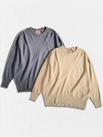 カシミア混ウールニット