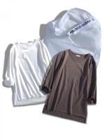 オーガニックコットン7分袖Tシャツ（2PACK）