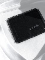 ハーフスリーブルーネックTシャツ