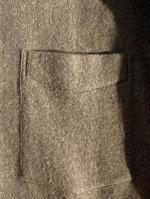 バンダナ付きカシミア混ウールシャツジャケット